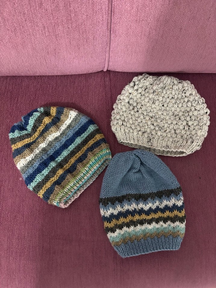 Kadın erkek Çok Renkli Örgü Bere Seti 350 tl - Görsel 2