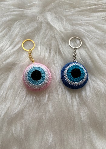 Renkli nazar boncuğu Bohem  Anahtarlık adet 27 tl - Görsel 5