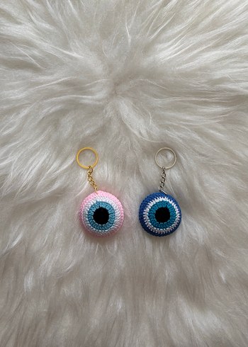 Renkli nazar boncuğu Bohem  Anahtarlık adet 27 tl - Görsel 4
