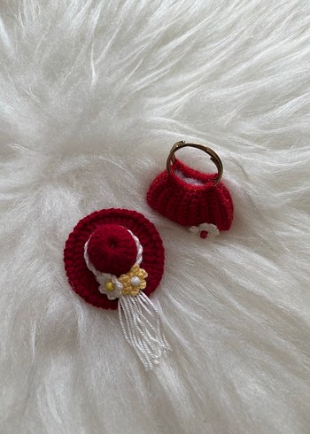 Renkli Örgü Bohem Anahtarlık Seti 50 tl - Görsel 3