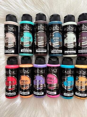 Cadence 120 ml boyalar adet 75 tl