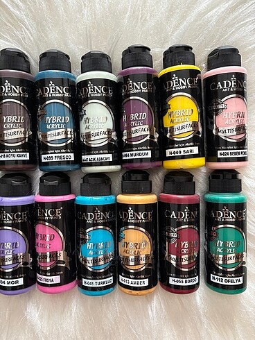 Beden Cadence 120 ml boyalar adet 75 tl