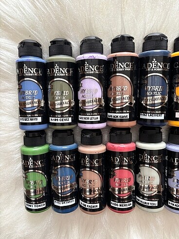 Cadence 120 ml boyalar adet 75 tl
