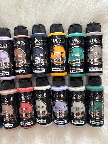 Beden Cadence 120 ml boyalar adet 75 tl