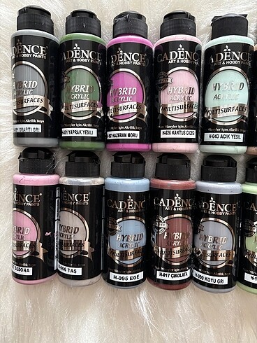 Cadence 120 ml boyalar adet 75 tl