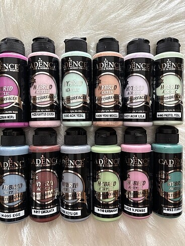 Beden Cadence 120 ml boyalar adet 75 tl
