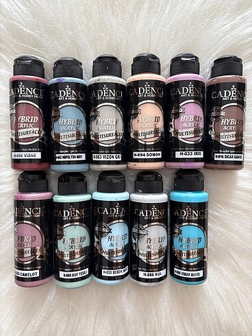 Cadence 120 ml boyalar adet 75 tl