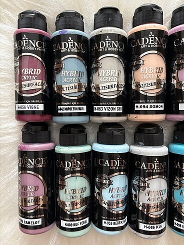  Cadence 120 ml boyalar adet 75 tl