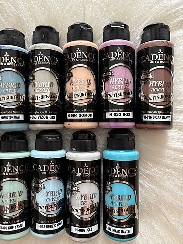  Beden Cadence 120 ml boyalar adet 75 tl