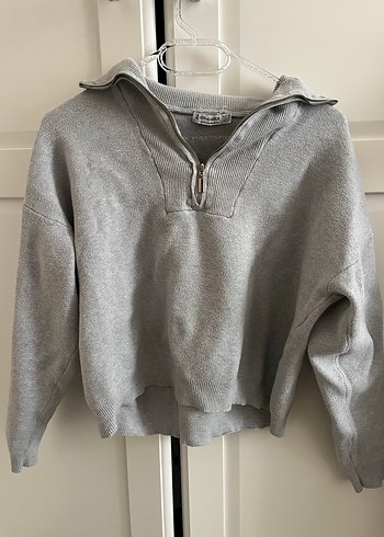 Stradivarius Gri Sweatshirt