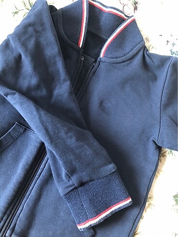 12-18 Ay Beden lacivert Renk Erkek bebek sweat mont