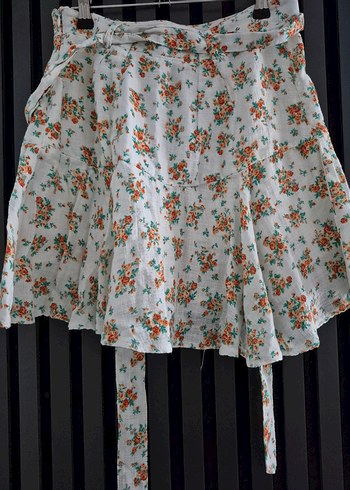 Nakışlı Bohem Şort Etek ,Bluz takım - Görsel 4