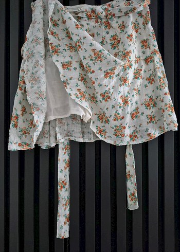 Nakışlı Bohem Şort Etek ,Bluz takım - Görsel 3