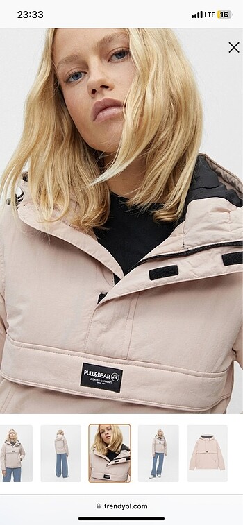 Pull and Bear Kanguru cepli mont