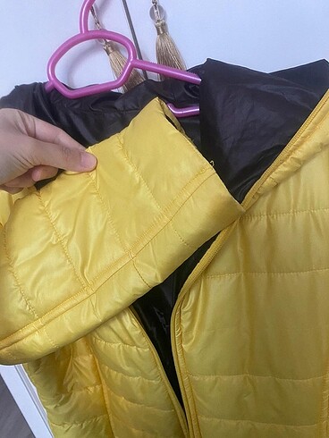 44 Beden Sarı şişme mont