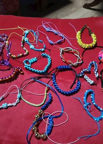 Çocuklar için Renkli Boncuklu Bohem Bileklikler - Görsel 7