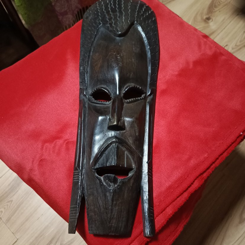 El Yapımı Ahşap Mask - Görsel 4