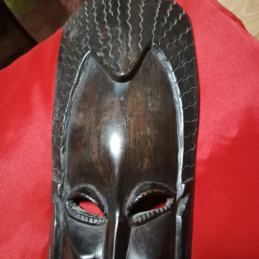 El Yapımı Ahşap Mask - Görsel 5