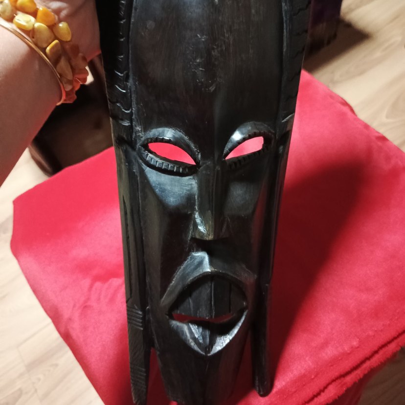 El Yapımı Ahşap Mask - Görsel 3