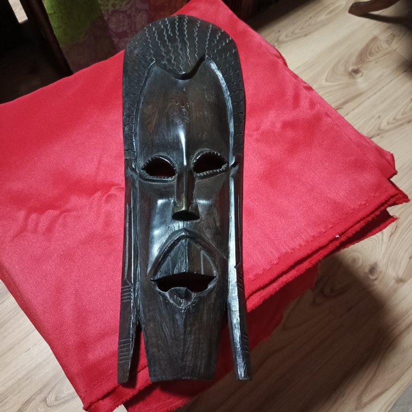 El Yapımı Ahşap Mask - Görsel 2