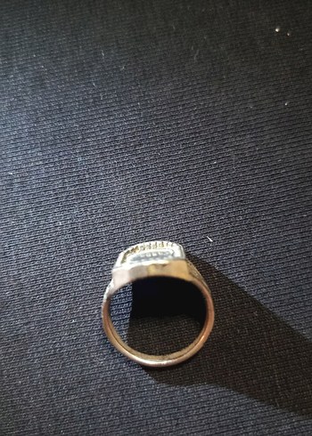 gümüş renk Vintage Erkek Yüzük - Görsel 8