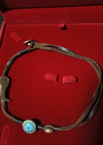 Turkuaz Mini Yılan Desenli Bohem Kadın Kolye - Görsel 6