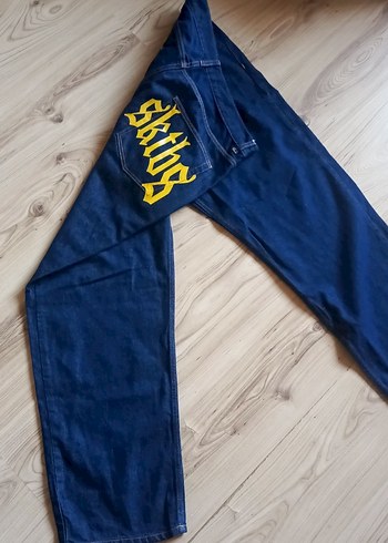 Diğer Koyu Mavi Denim Jean Pantolon