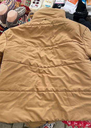 Kahverengi Fermuarlı Kadın mont - Görsel 5