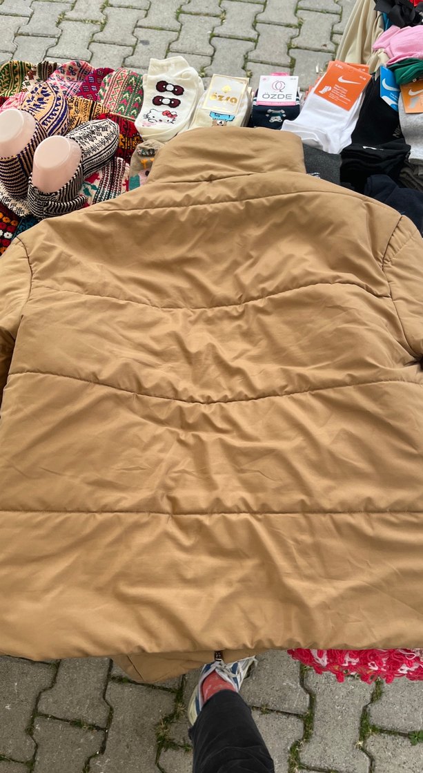 Kahverengi Fermuarlı Kadın mont - Görsel 5