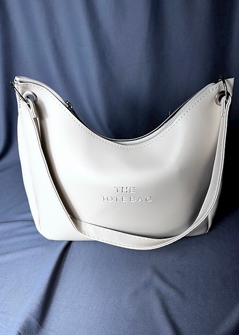 Beyaz Deri Kadın Çanta - Görsel 5