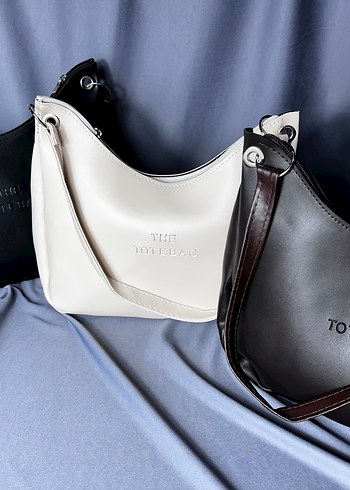 Beyaz Deri Kadın Çanta - Görsel 8