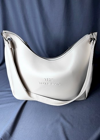 Beyaz Deri Kadın Çanta - Görsel 6