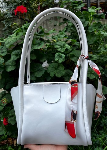 Bordo Kadın Deri Tokalı Çanta - Görsel 3