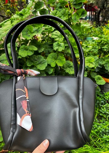 Bordo Kadın Deri Tokalı Çanta - Görsel 13