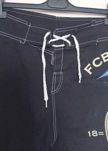 Siyah Erkek Baskılı Deniz Şortu - Görsel 2