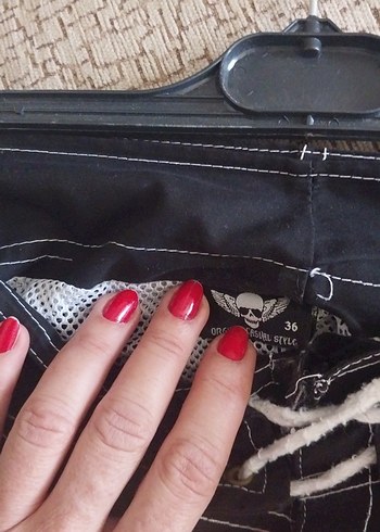 Siyah Erkek Baskılı Deniz Şortu - Görsel 5