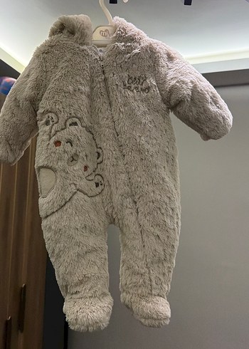 Vizon Kürklü Bebek Tulum - Görsel 2