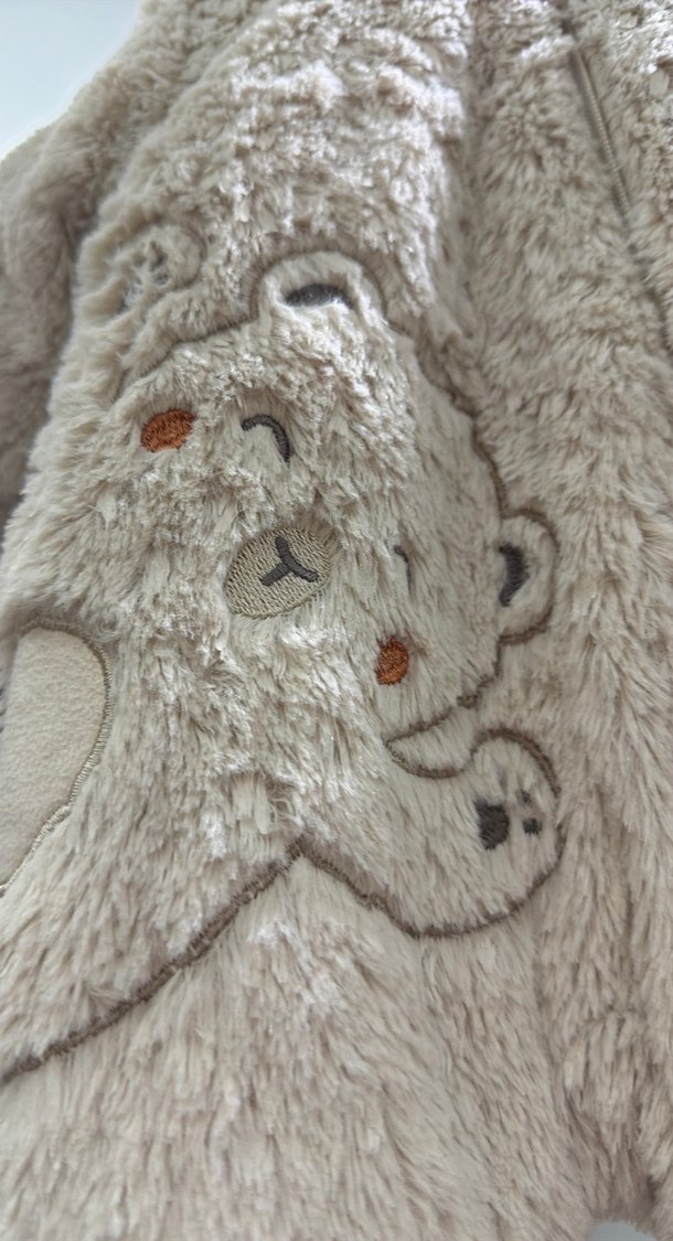 Vizon Kürklü Bebek Tulum - Görsel 4