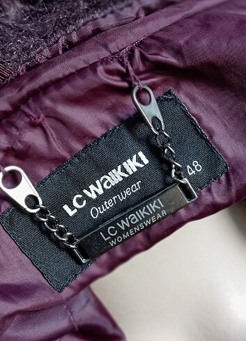 48 Beden bordo Renk LCW Bordo Kaban
