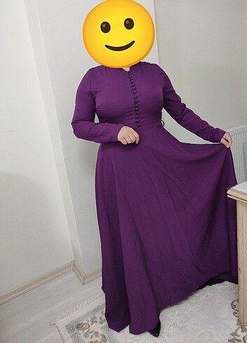 Diğer Mor tesettür abiye