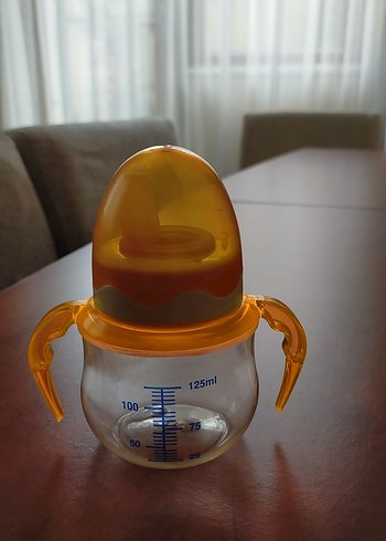 Renkli Turuncu Bebek Biberonu - Görsel 2