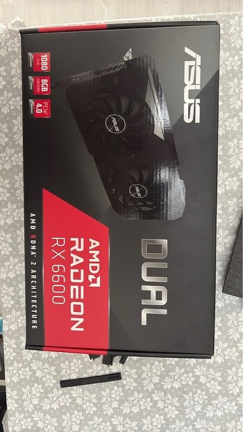 ASUS RX6600 8 GB EKRAN KARTI