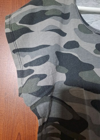 Silvia marka Kamuflaj desenli L/XLbeden tişört - Görsel 8