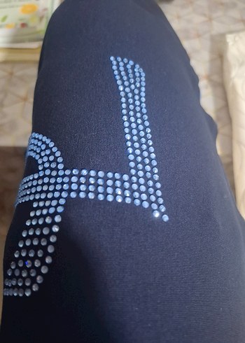 MGS Marka Lacivert likralı Taşlı Uzun kollu Sıfır bady - Görsel 9