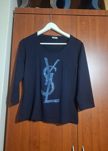 MGS Marka Lacivert likralı Taşlı Uzun kollu Sıfır bady - Görsel 2