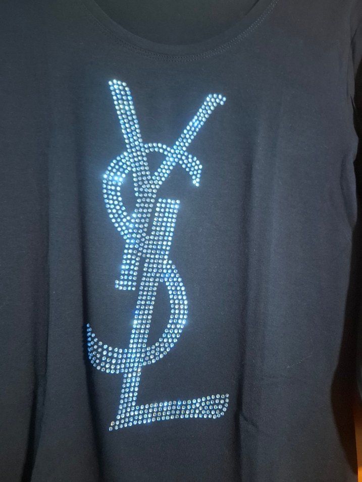 MGS Marka Lacivert likralı Taşlı Uzun kollu Sıfır bady - Görsel 3