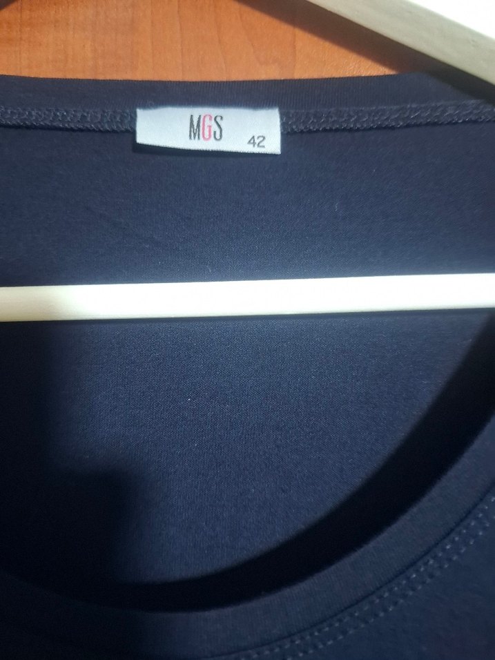 MGS Marka Lacivert likralı Taşlı Uzun kollu Sıfır bady - Görsel 4