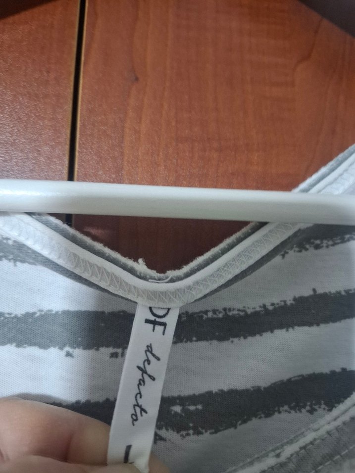 Defacto 40 beden Kolsuz Tişört - Görsel 5