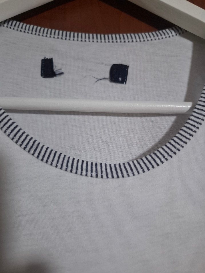 Beyaz lacoste tişort S beden - Görsel 3