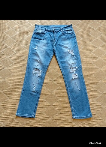 TOPSHOP 40 beden YIRTIK JEANS PANTOLON